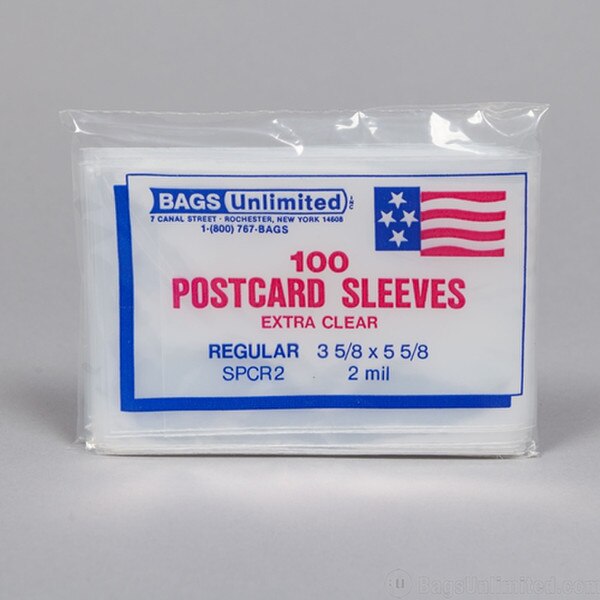 REGULAR Postcard Polyethylene Slee
